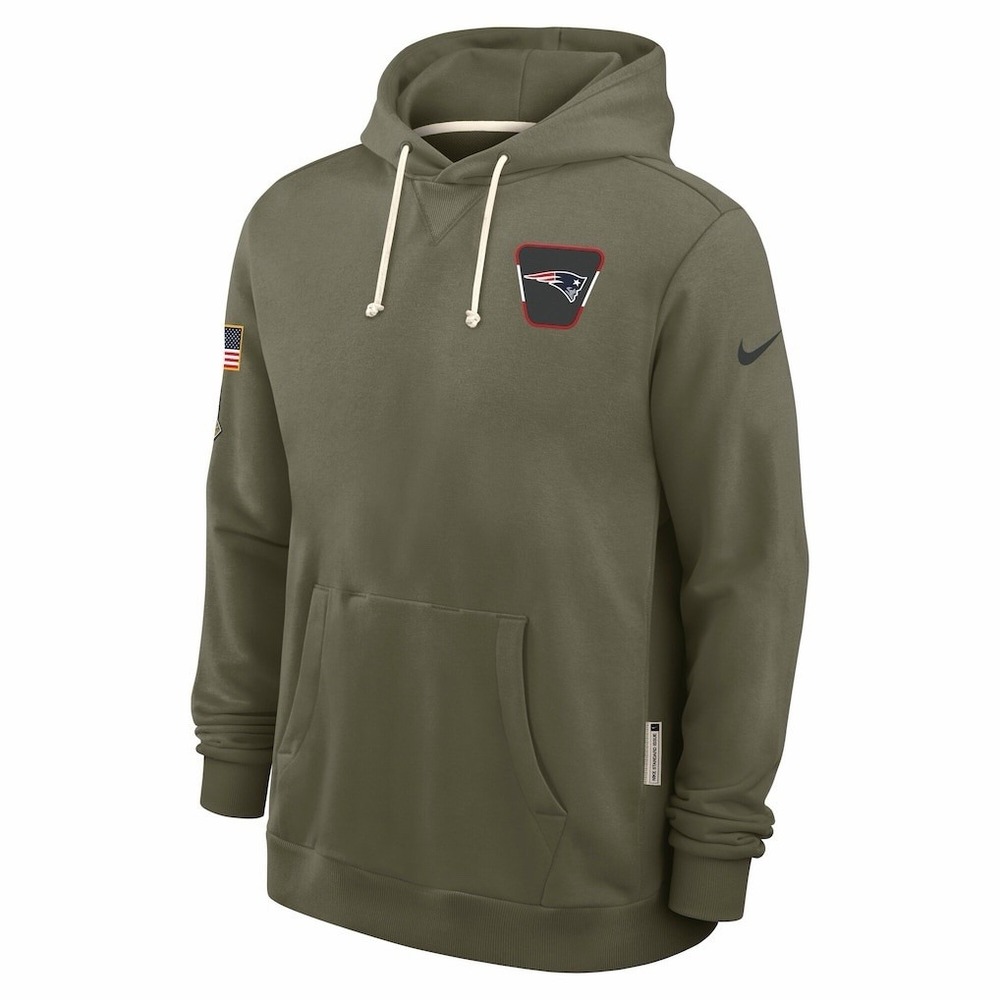 Authentic New England Patriots Large Nike Salute Service Standard Issue Hoodie